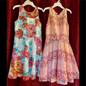 Beautiful two dresses for girls in excellent condition! Size 7-8